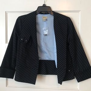 Anthropologie Pinstripe Blazer
